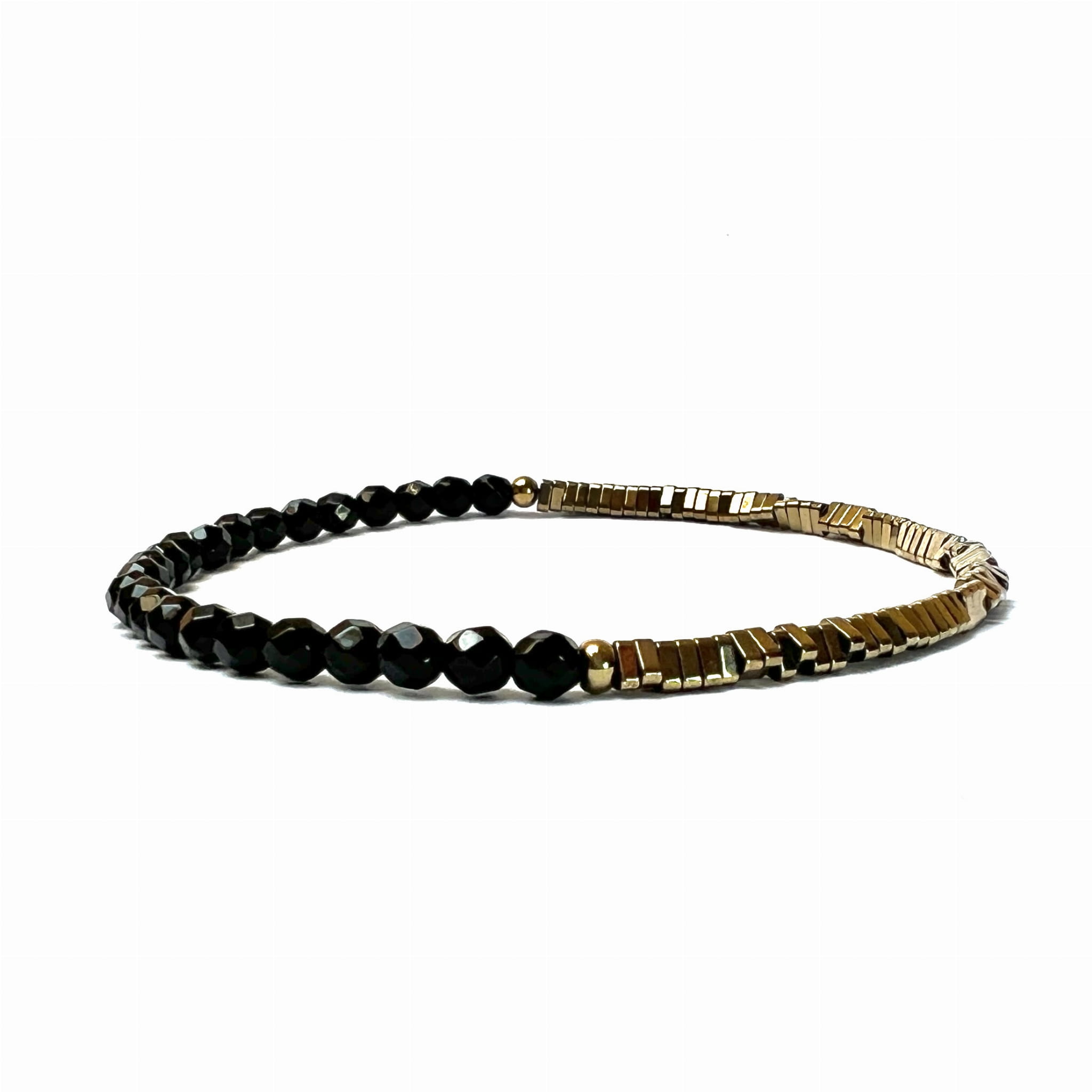 Bransoletka - gold&black.